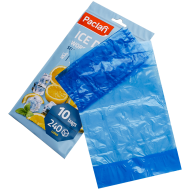 Pungi pentru gheata cu autoinchidere, 10 buc, Paclan, 240 de cuburi/tipla